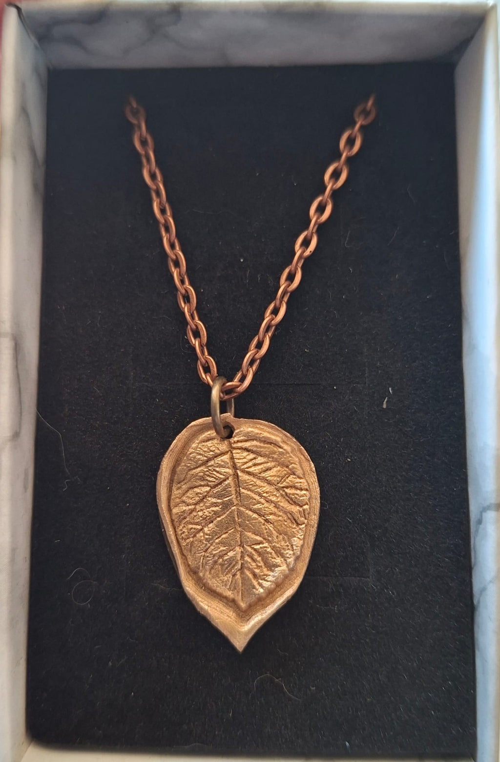 Bronze Leaf Pendant