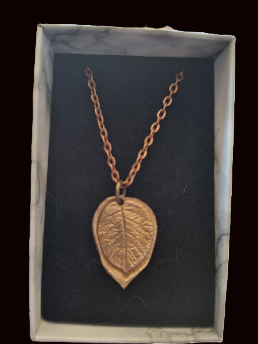 Bronze Leaf Pendant